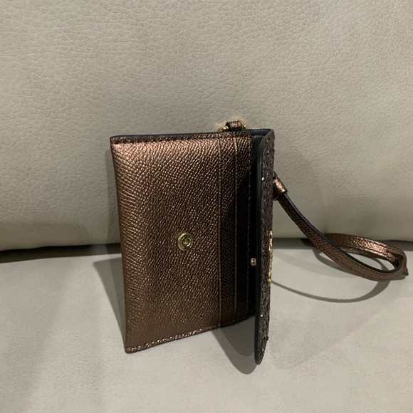 Coach Glitter Card Case - Picture 6 of 6